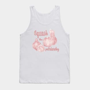 Squash the Patriarchy. All Halloween and Feminist Tank Top